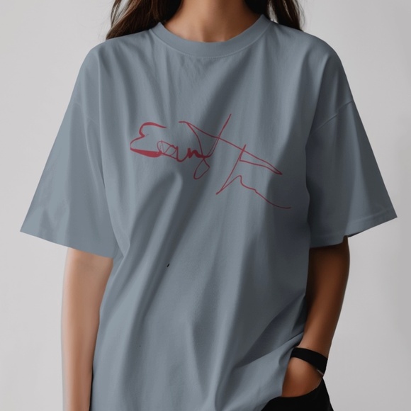 Enjoy Life E5 oversized T-shirt 100% combed cotton - Picture 5 of 6